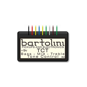 Bartolini Preamp 3 Band TCT+MCT+1Pot Push-Pull (Mid) + 2Pots (Bass and Treble)