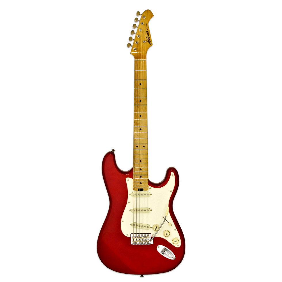 Aria Pro II Guitarra Eléctrica STG57 Strat Candy Apple Red