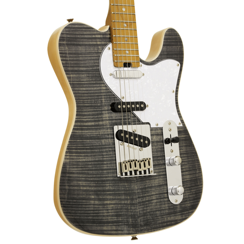 Aria Pro II Guitarra Eléctrica 615-MK2 Nashville Telecaster Black Diamond