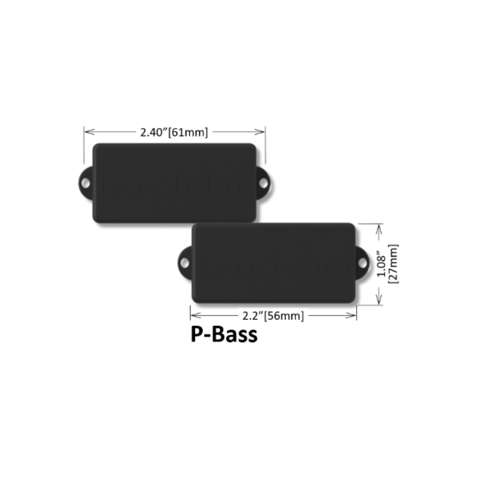 Bartolini 4 Cuerdas P-Bass - B-axis PB4 – BassMauro