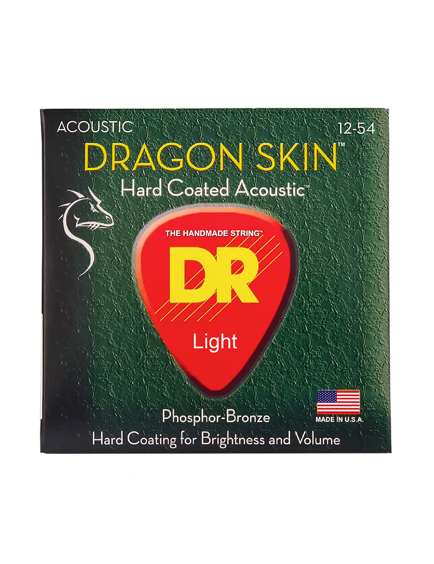 DR Strings Acústica Dragon Skin Fosforo Bronce 12-54