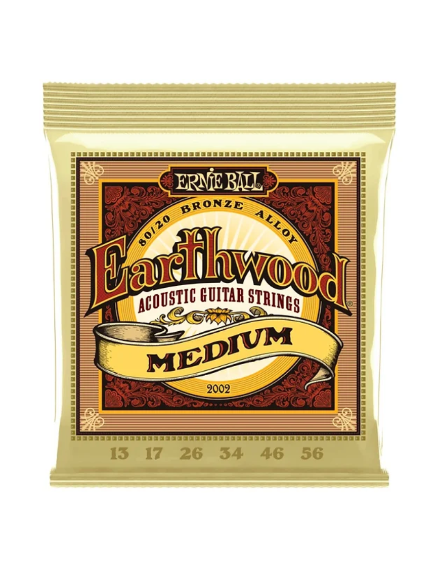 Ernie Ball Earthwood Medium 80/20 Bronce 13-56