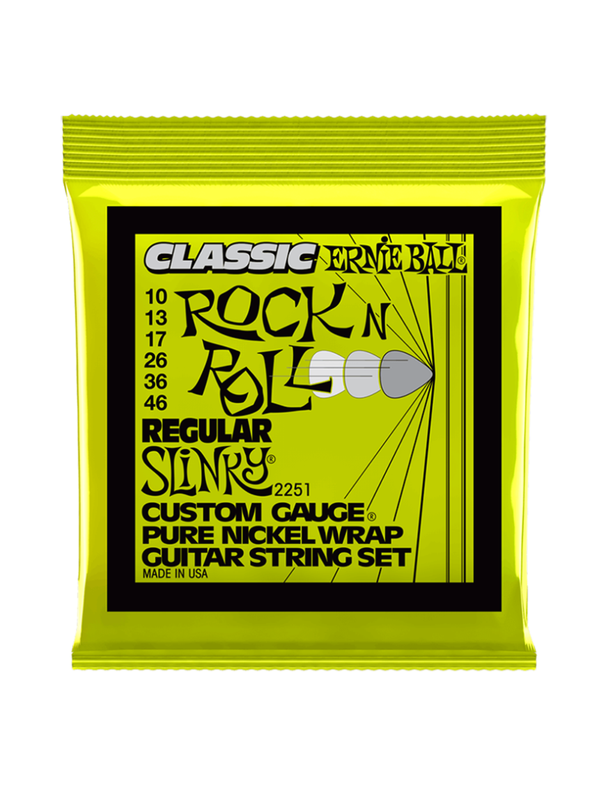 Ernie Ball Regular Slinky Classic Rock n Roll 10-46