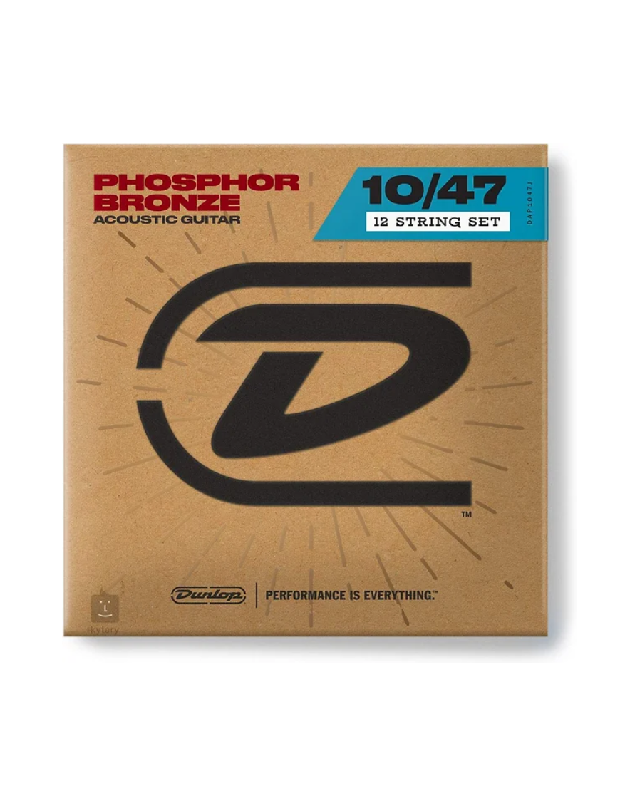 Dunlop 12 Cuerdas Acústica Fósforo Bronce 10-47