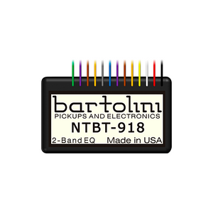 Bartolini Preamp 2 Band NTBT-918 + 2Pots (Bass and Treble)