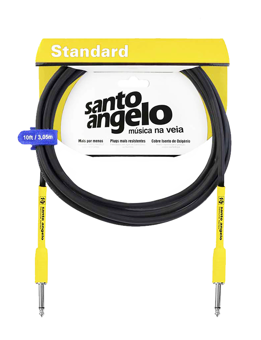 Santo Angelo Cable Instrumento Samurai 6.10M - 2 Plug Rectos