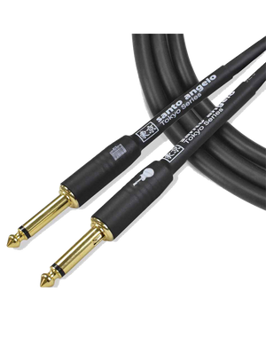 Santo Angelo Cable Instrumento Tokyo 3.10m - 2 Plug Rectos (1 Mute Automático)